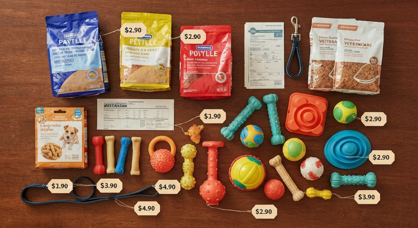 Combien coute un chien par an : budget realiste