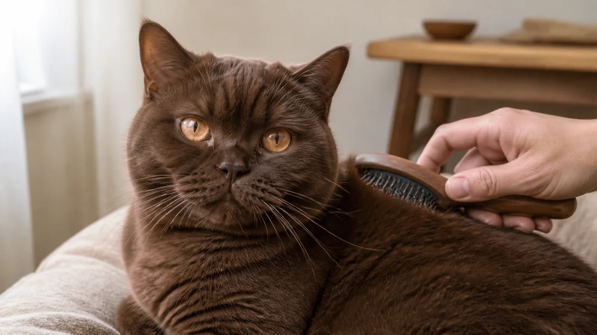 Robe chocolat chez le chat : génétique, nuances et entretien